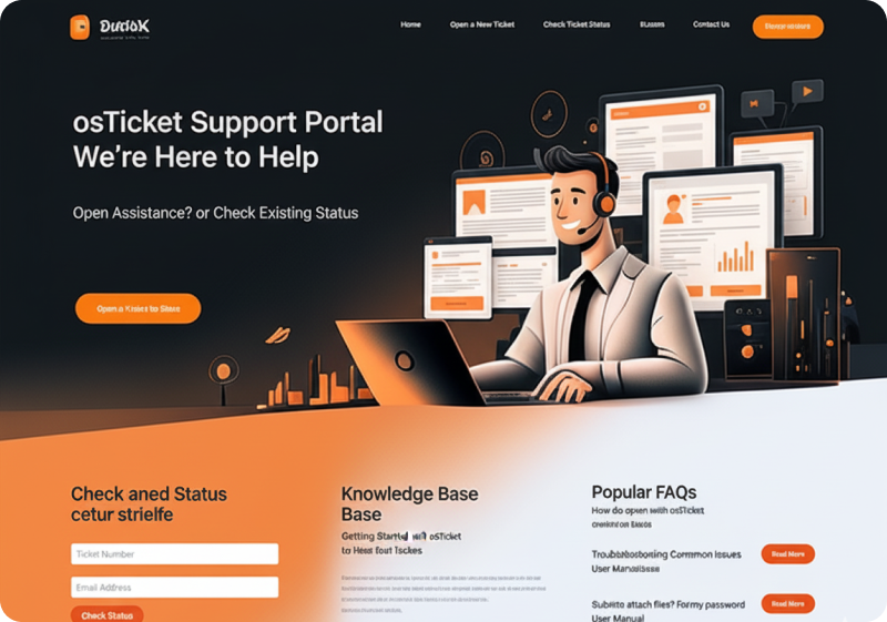 Custom osTicket client thumbnail image